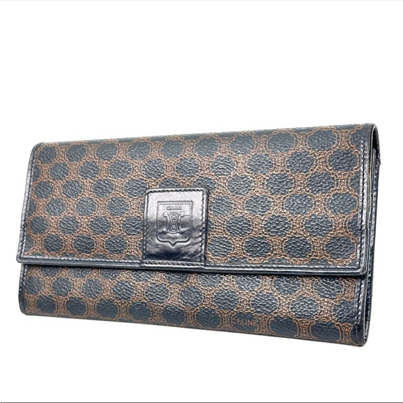 Celine Handbags - EUC Celine Black and Brown Wallet